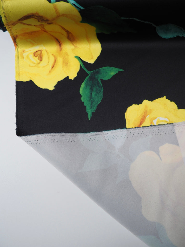 Yellow Rose Heavy Satin