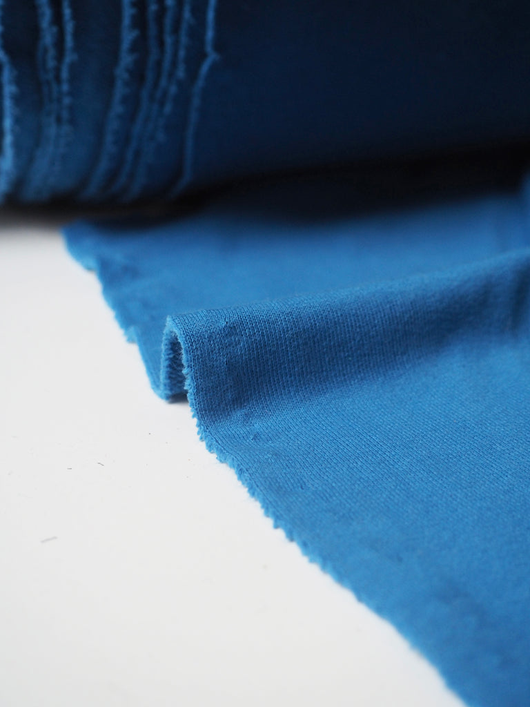 Sapphire Cotton Loopback Jersey