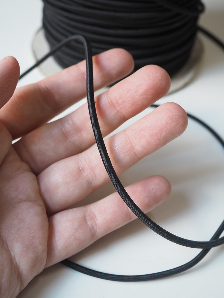 Black Elastic Bungee Cord 3mm