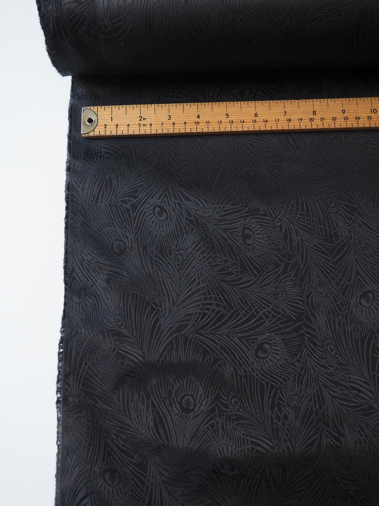 Liberty Black Hera Furnishing Jacquard