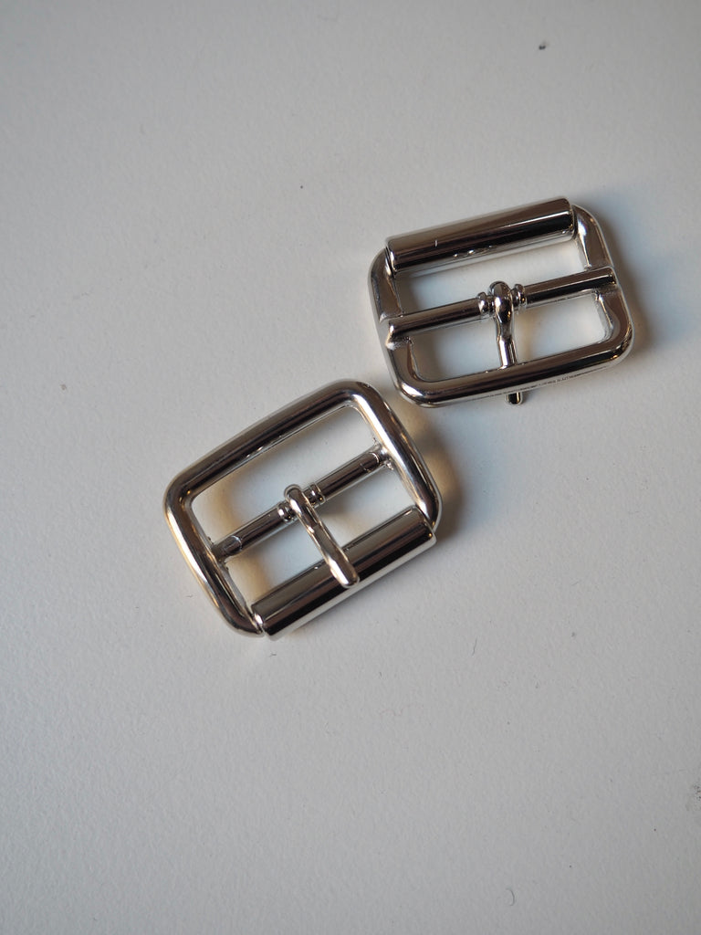 Silver Buckle 25mm