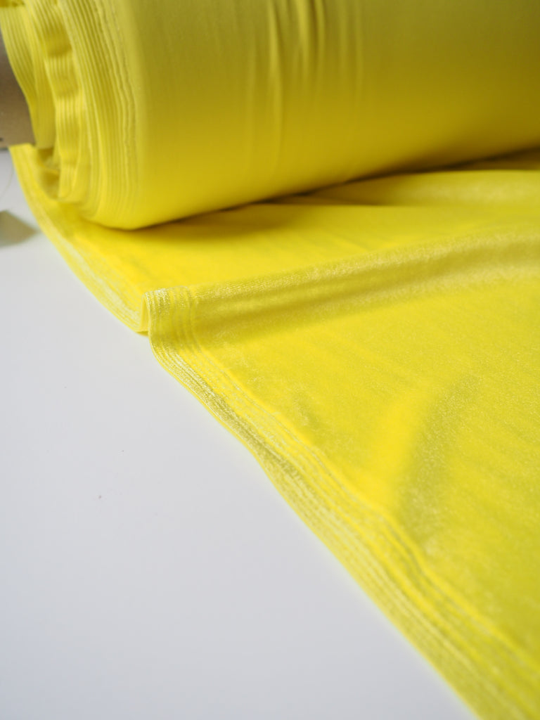 Neon Yellow Velour