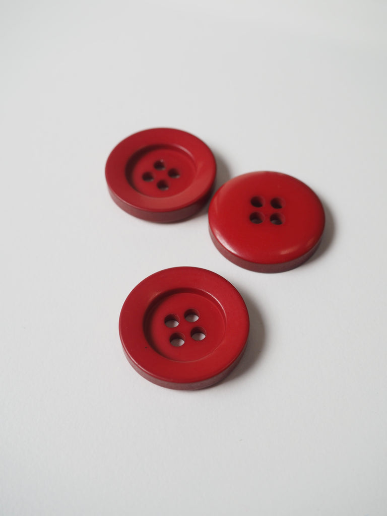 Red Button 25mm