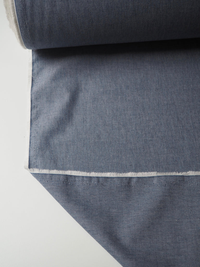 Classic Blue Cotton Chambray