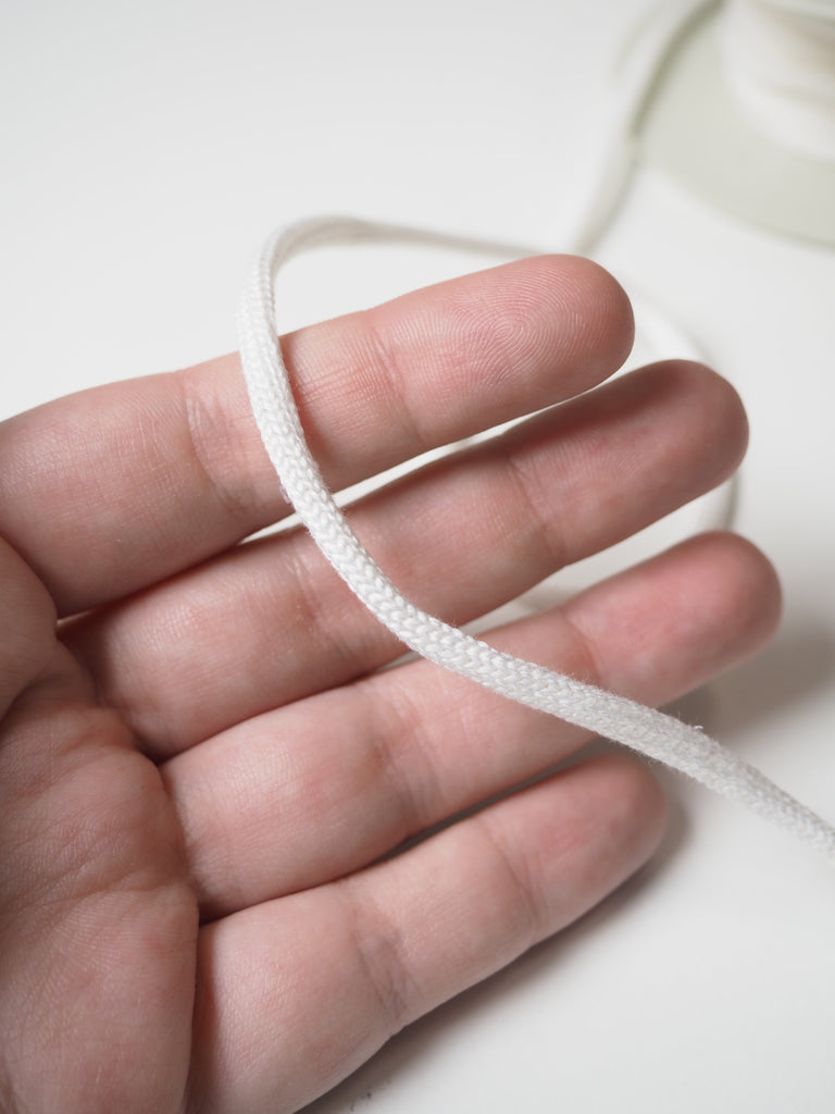 White Braided Cord 4mm