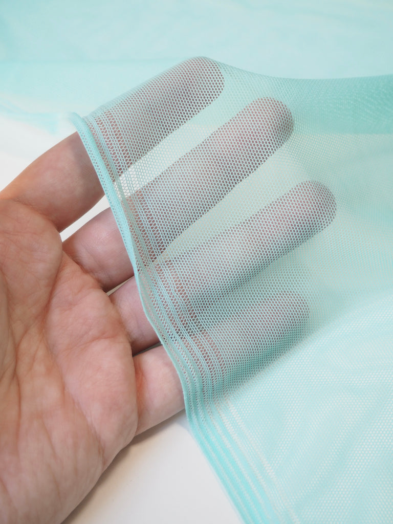 Aquamarine Stretch Mesh