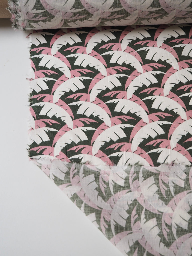 Liberty Palm Leaves Cotton Linen