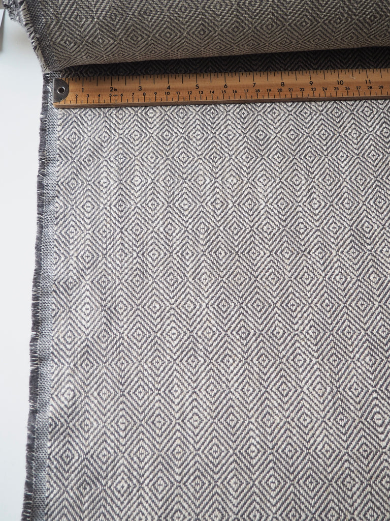 Grey Diamond Jacquard