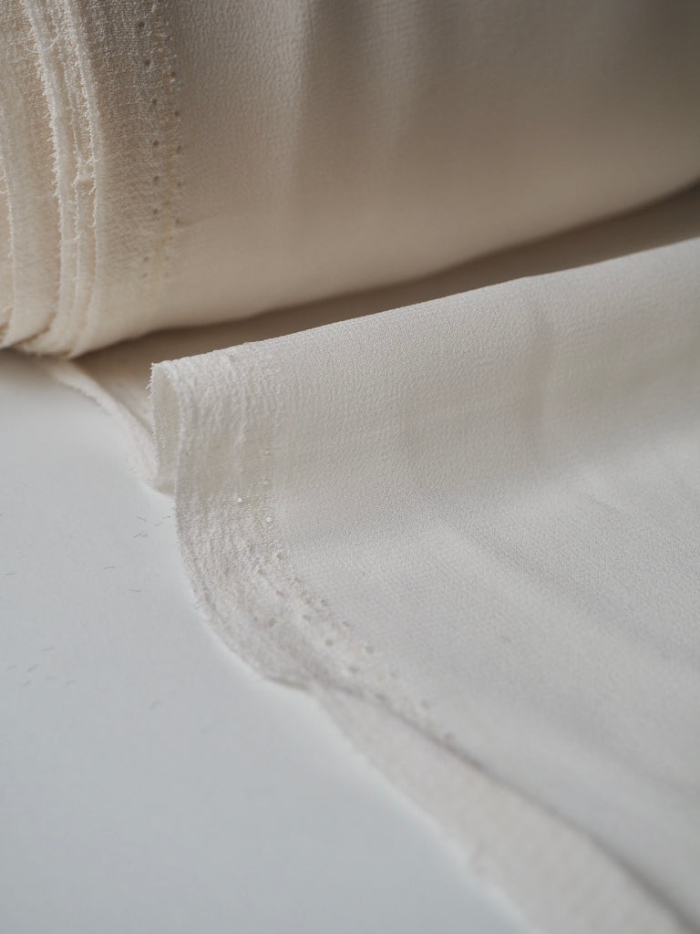 Ivory Silk Chiffon