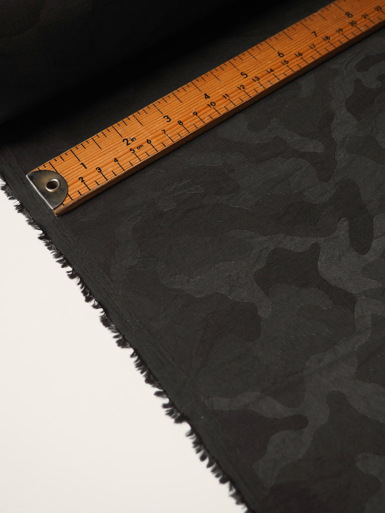Dark Olive Camouflage Jacquard
