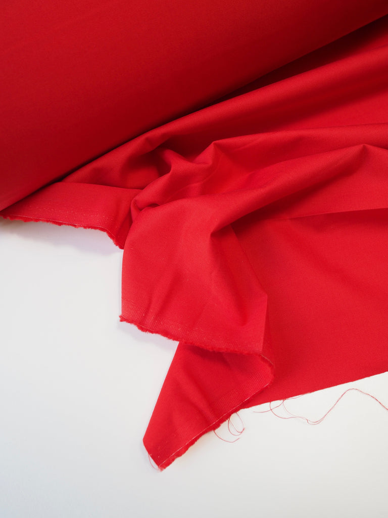 Red Cotton Twill