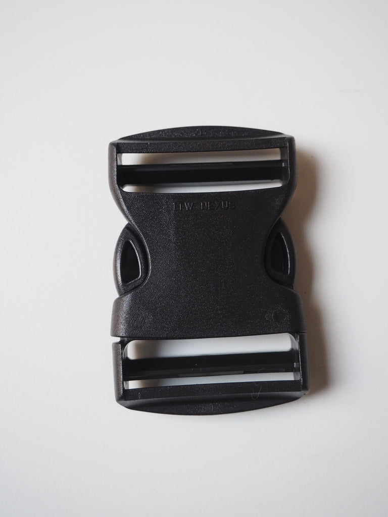 Black Dual Adjust Side Release Buckle 55mm