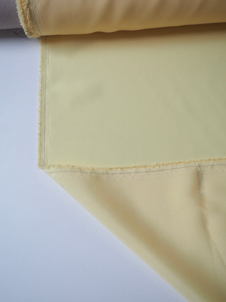 Light Yellow Crepe de Chine