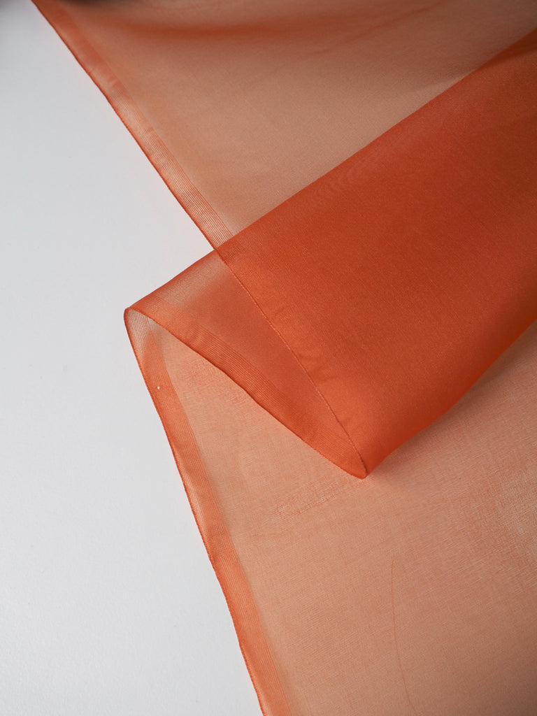 Pumpkin Silk Organza