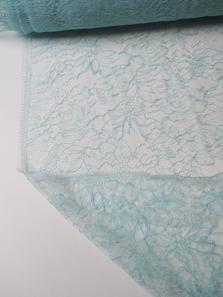 Light Blue Rose Chantilly Lace