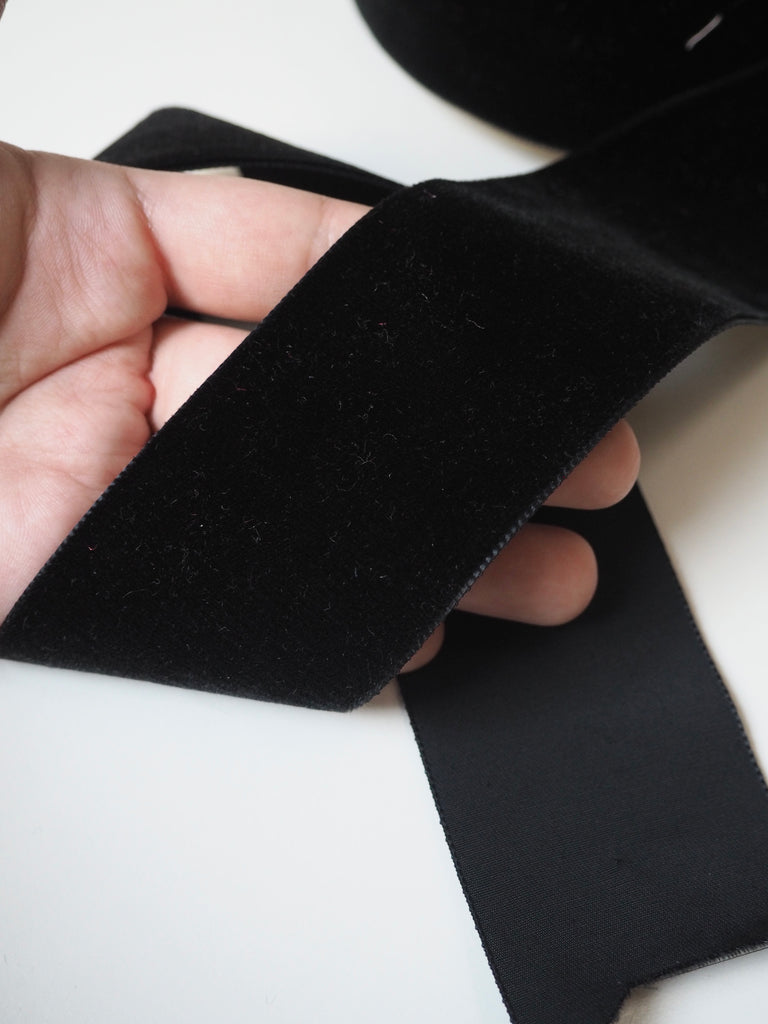 Black Velvet Ribbon 50mm