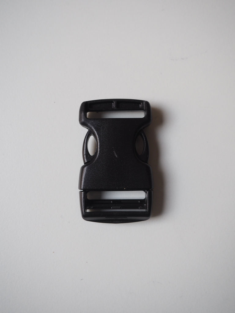 Black Rounded Side Release Buckle 25mm