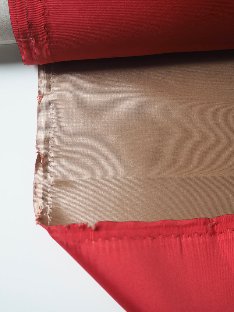 Crimson + Sand Double Sided Mikado Twill