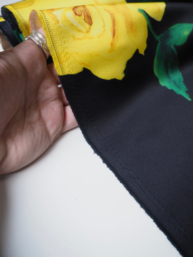 Yellow Rose Heavy Satin