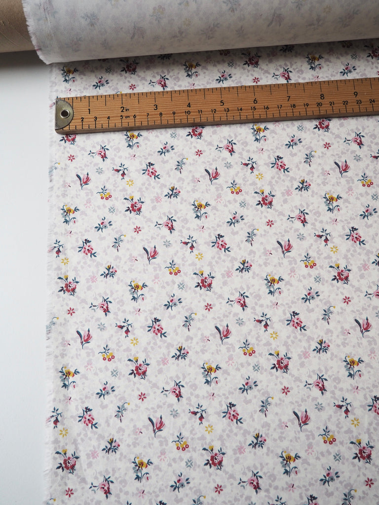 Liberty Pink Floral Cotton Twill