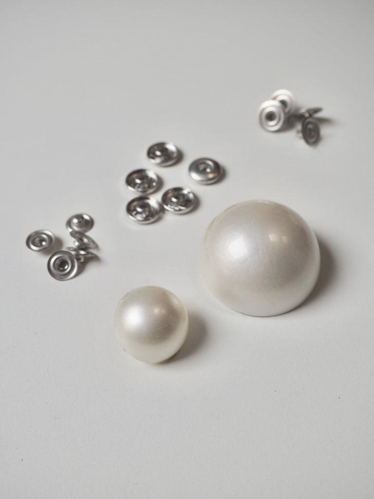 Pearl Dome Press Studs