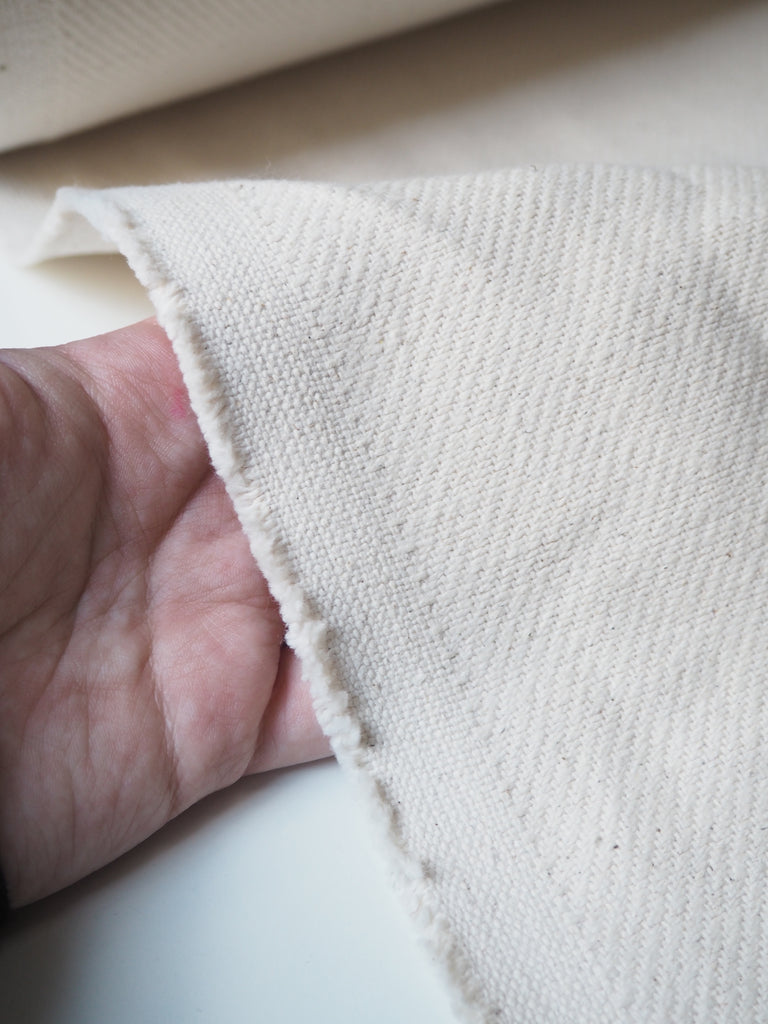 Natural Chunky Cotton Twill