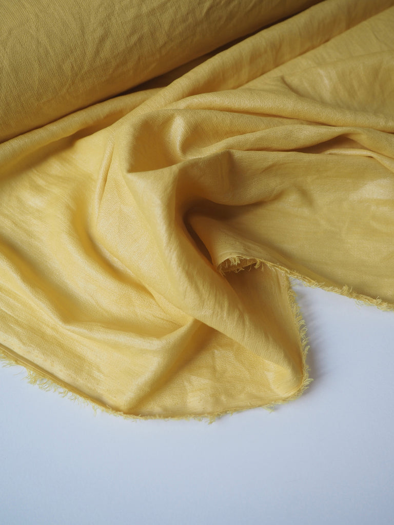 Yellow Iridescent Chiffon