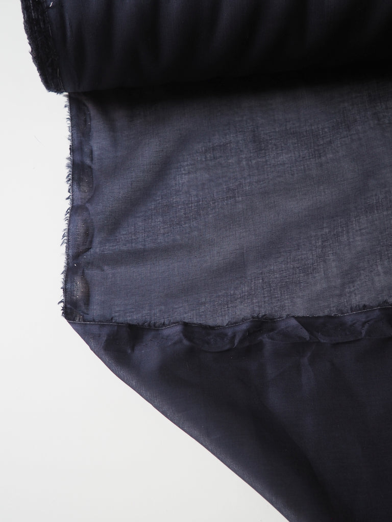 Navy Cotton Voile