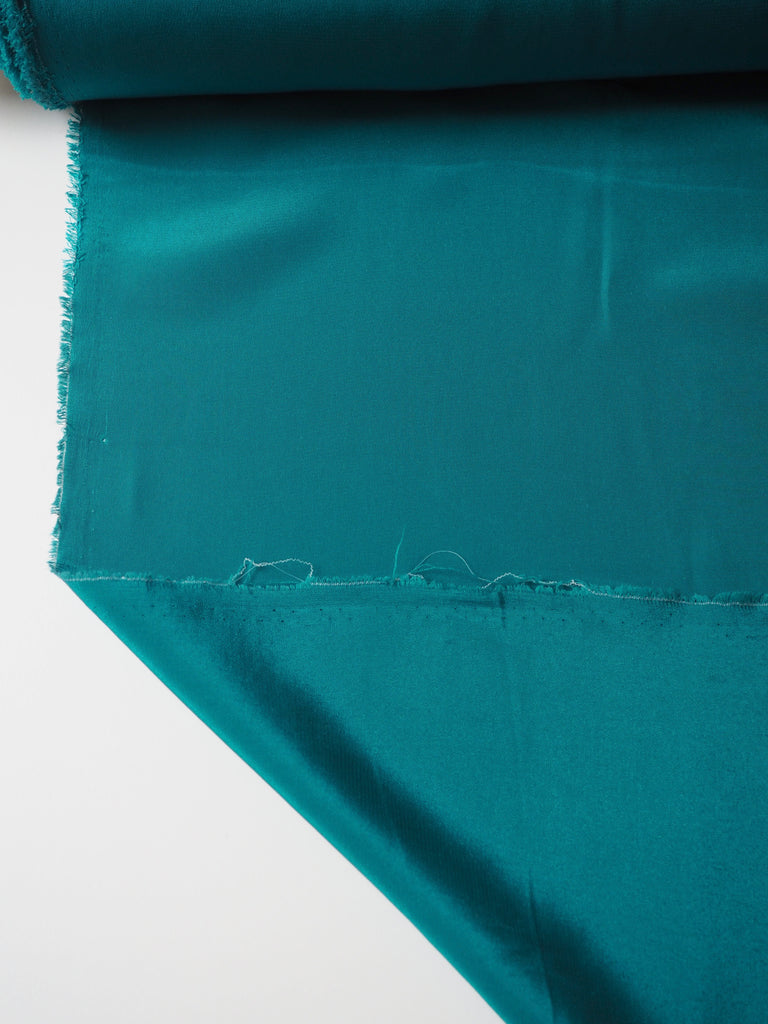 Turquoise Silk Crepe de Chine