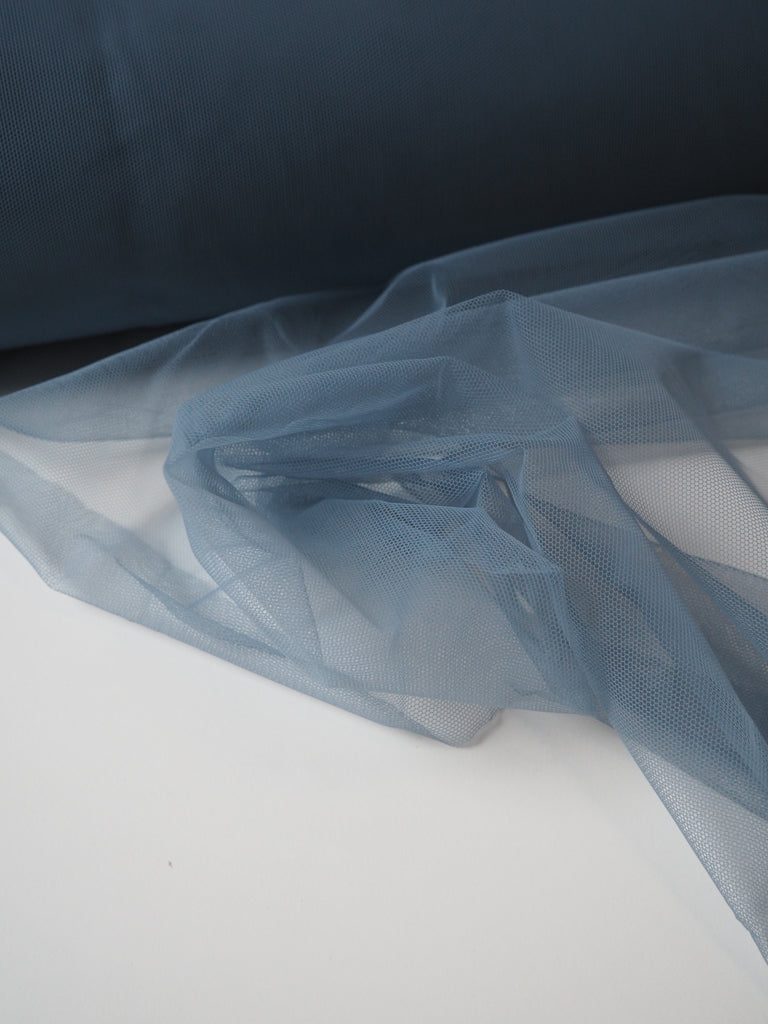 Steel Blue Tulle