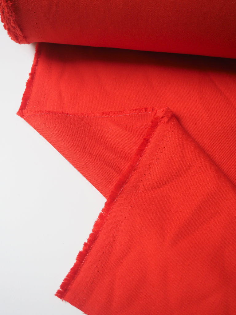 Orange Cotton Twill