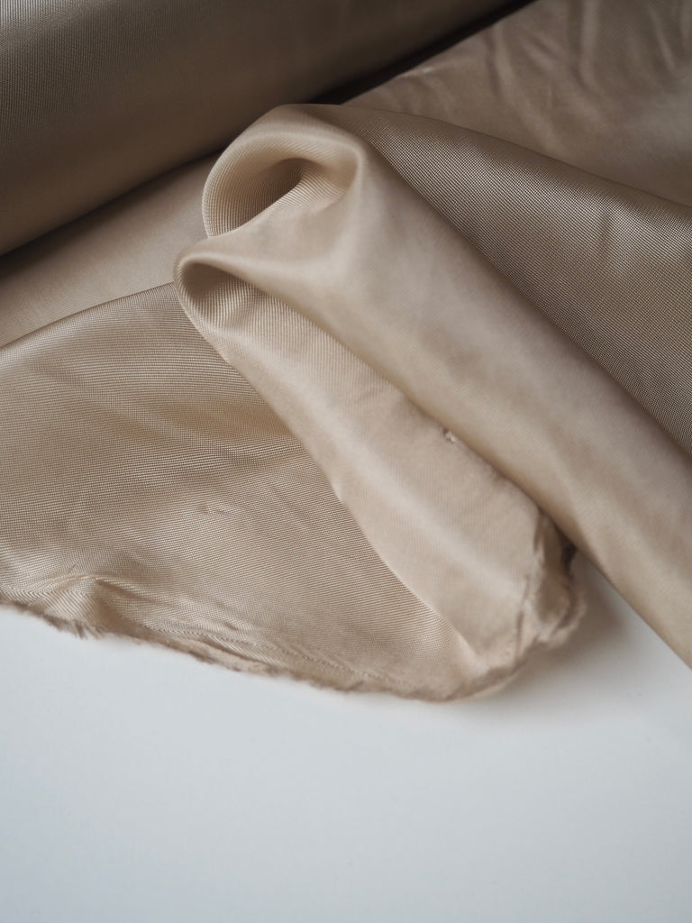 Soft Gold Viscose Twill Lining