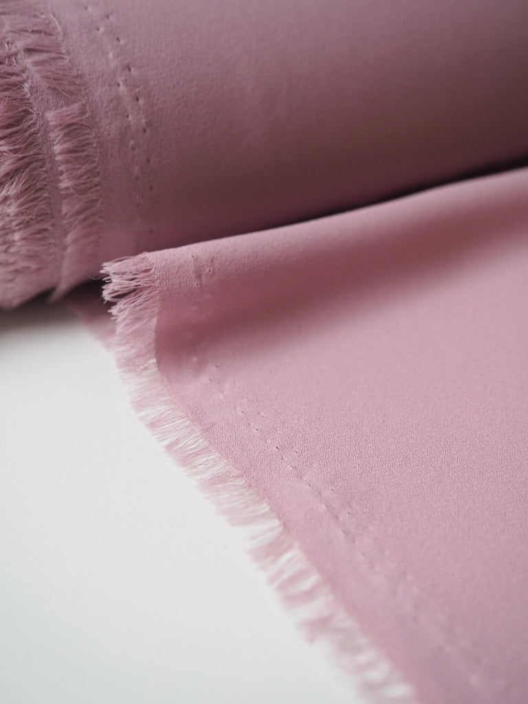 Dusky Pink Light Crepe