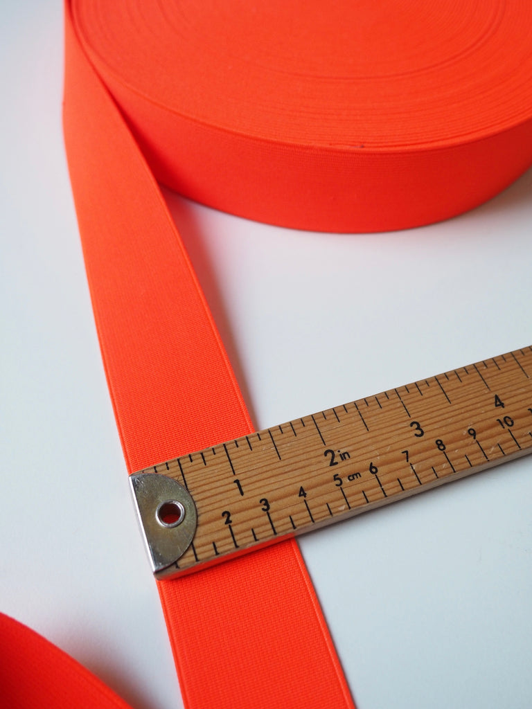 Neon Orange Elastic 35mm