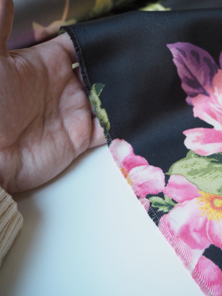 Tropic Bloom Silk Twill