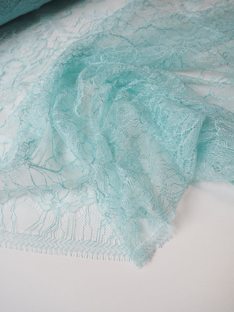 Light Blue Rose Chantilly Lace