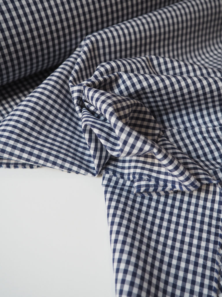 Blue Cotton Gingham