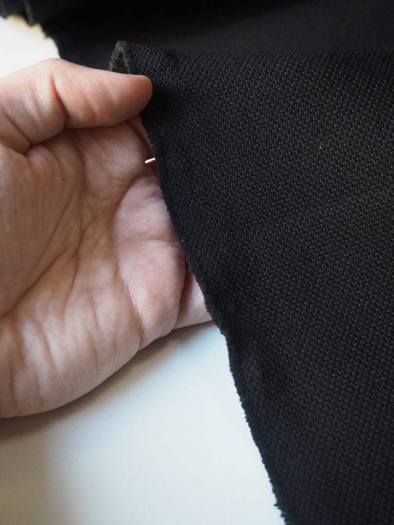Black Mediumweight Bi-Stretch
