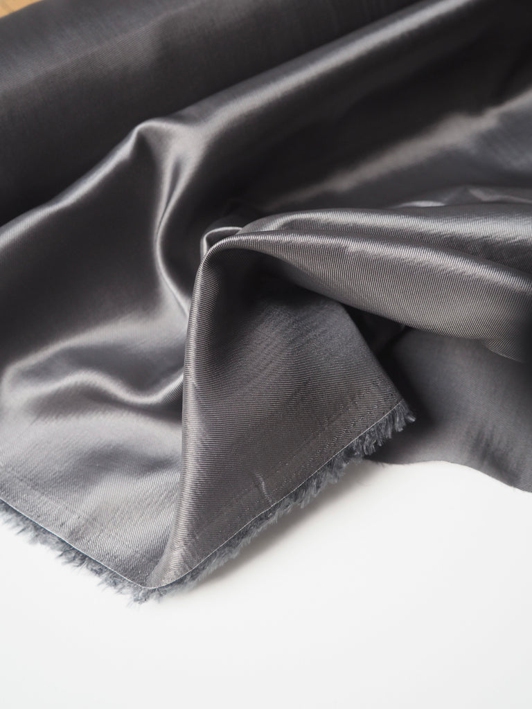 Grey Viscose Twill Lining