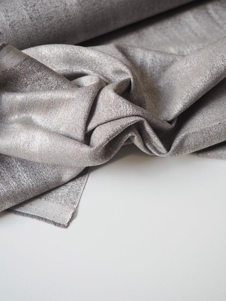 Silver + Grey Marl Jacquard