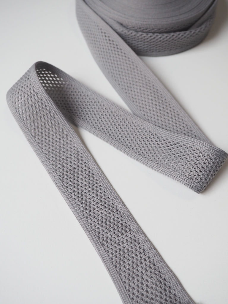 Grey Knit Mesh Tape 30mm