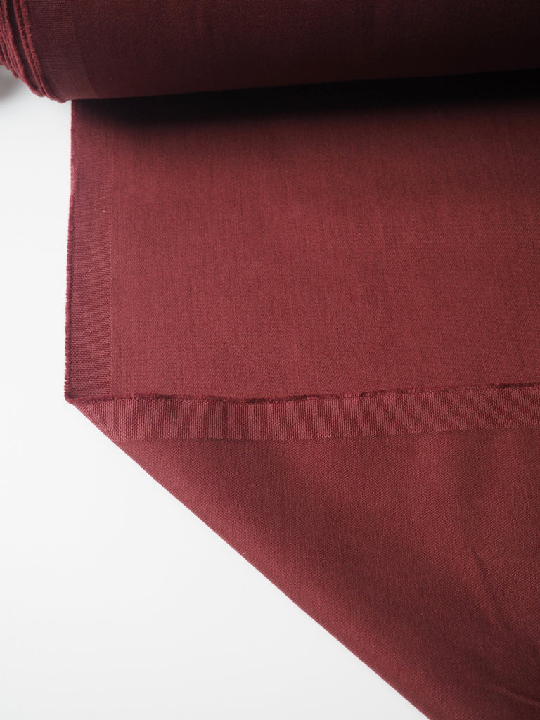 Maroon Cotton Twill