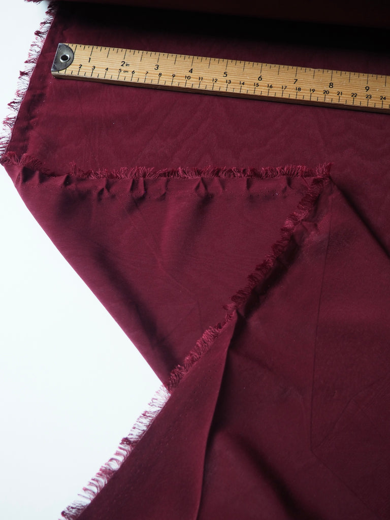 Burgundy Lightweight Moiré