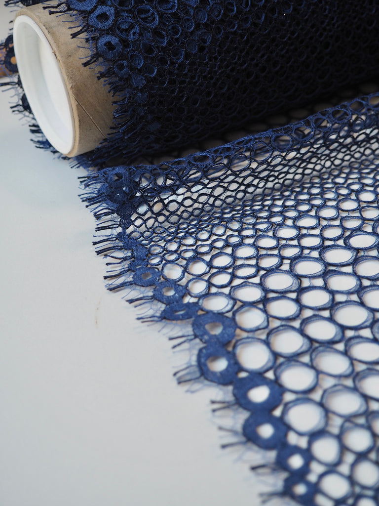 Ocean Bubble Corded Scallop Lace