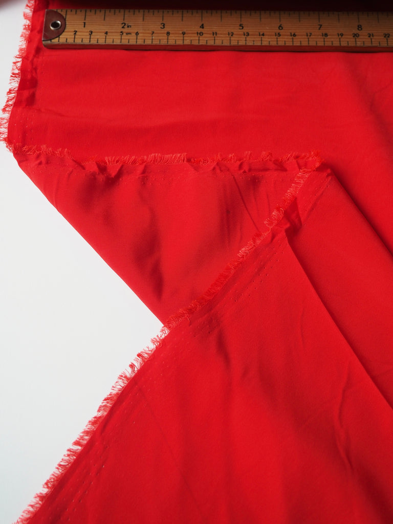 Bright Red Lightweight Moiré