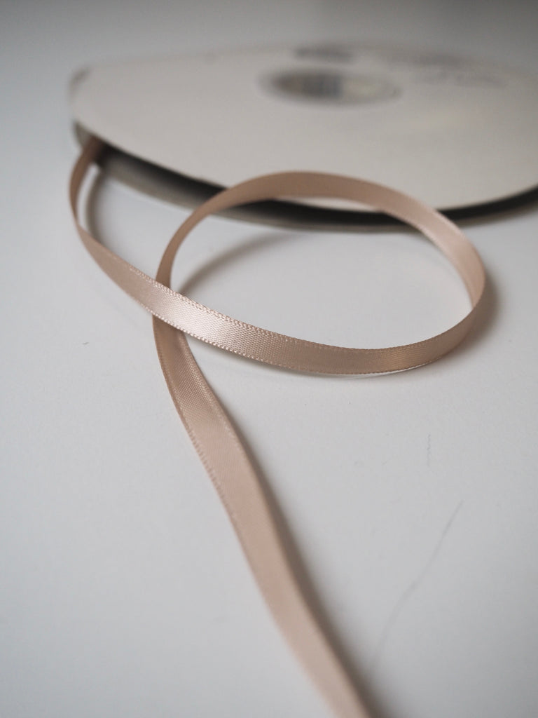 Champagne Satin Ribbon 6mm