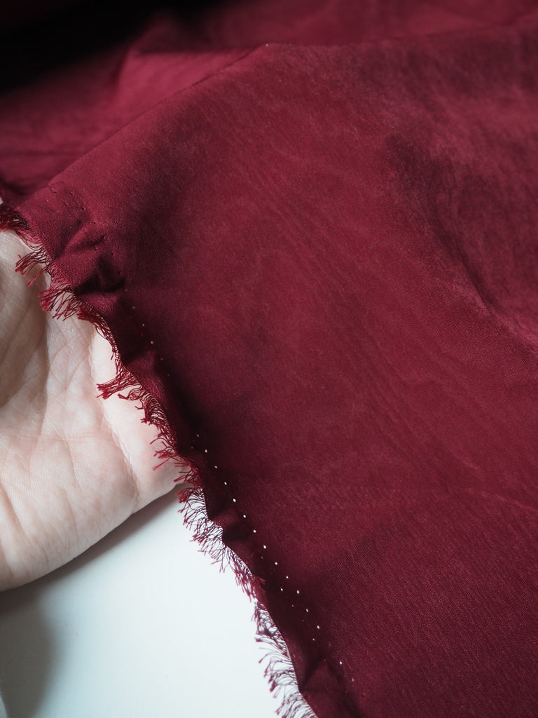 Burgundy Lightweight Moiré