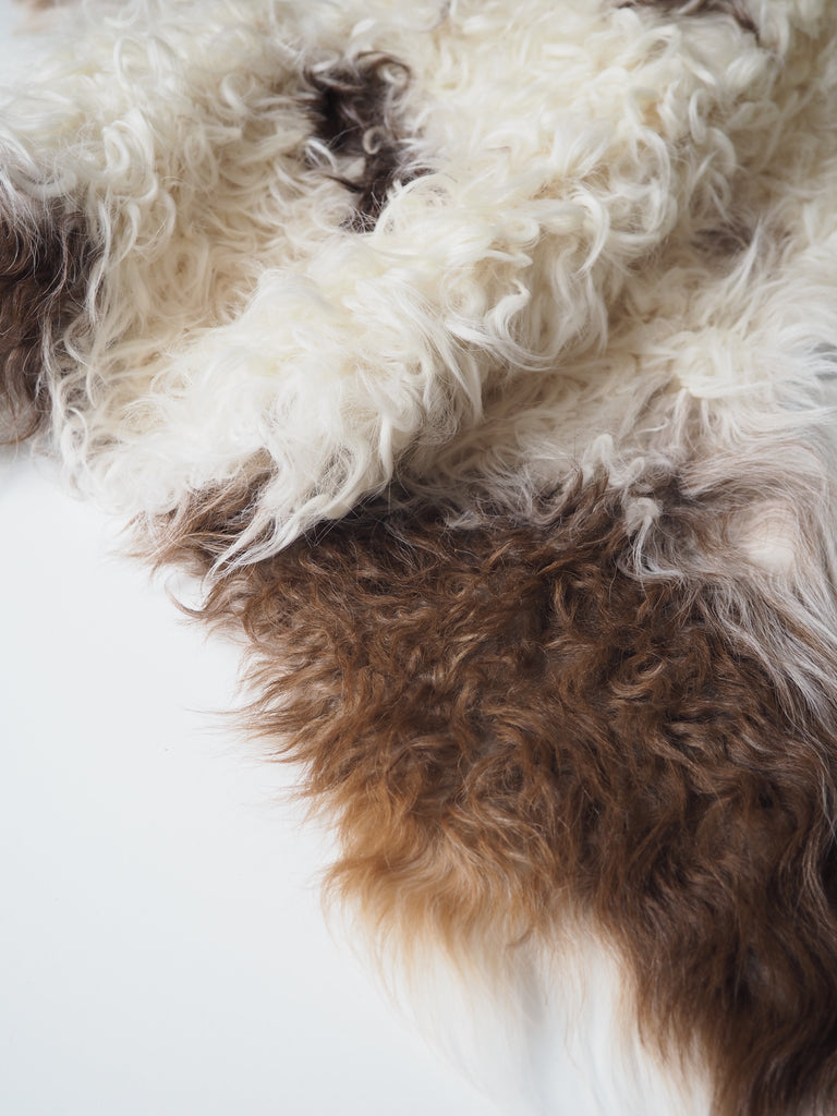 Natural Brown + Cream Shearlings