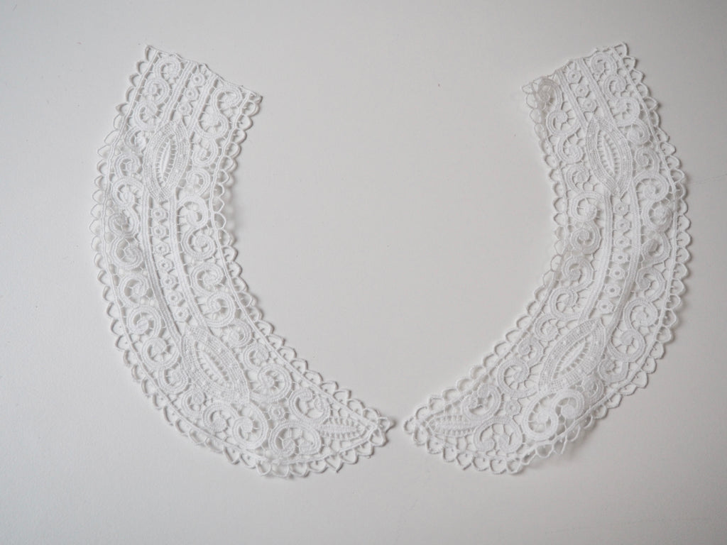 White Cotton Lace Collars