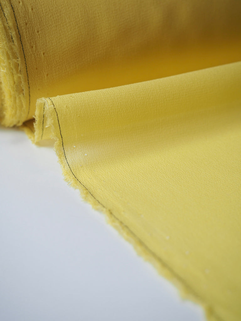 Lemon Silk Chiffon